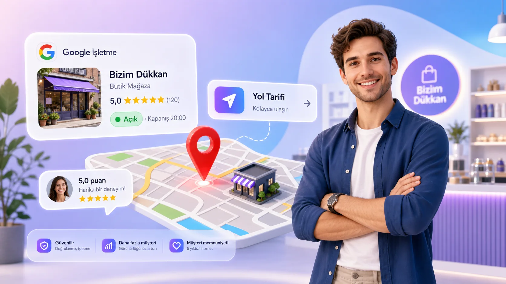 Google Harita kaydı ve yerel SEO hizmeti