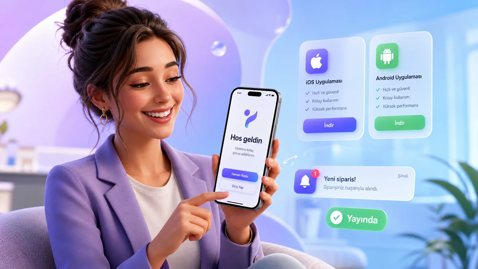 iOS ve Android mobil uygulama geliştirme hizmeti
