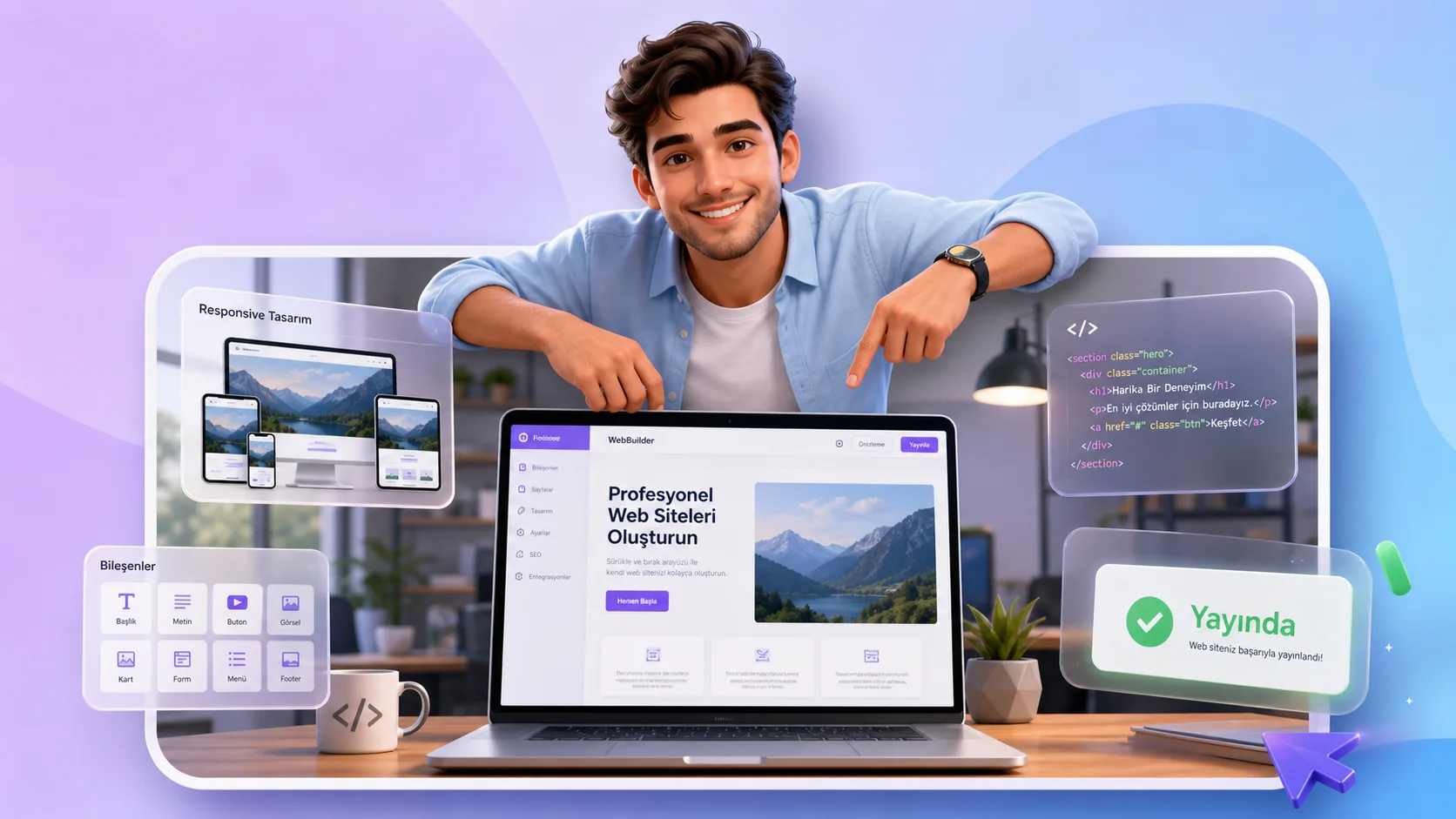 Web tasarım ve yazılım geliştirme hizmeti